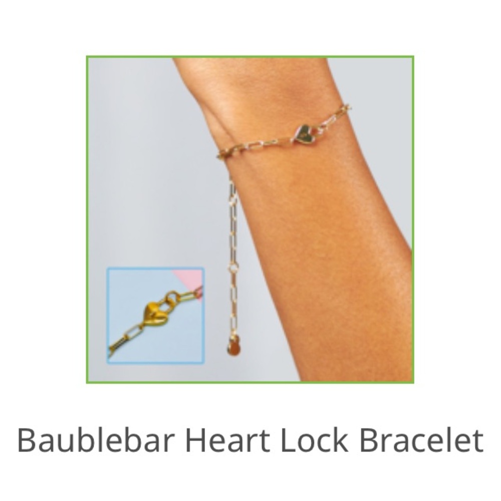 ✨🆕✨ Baublebar Heart Lock Bracelet
